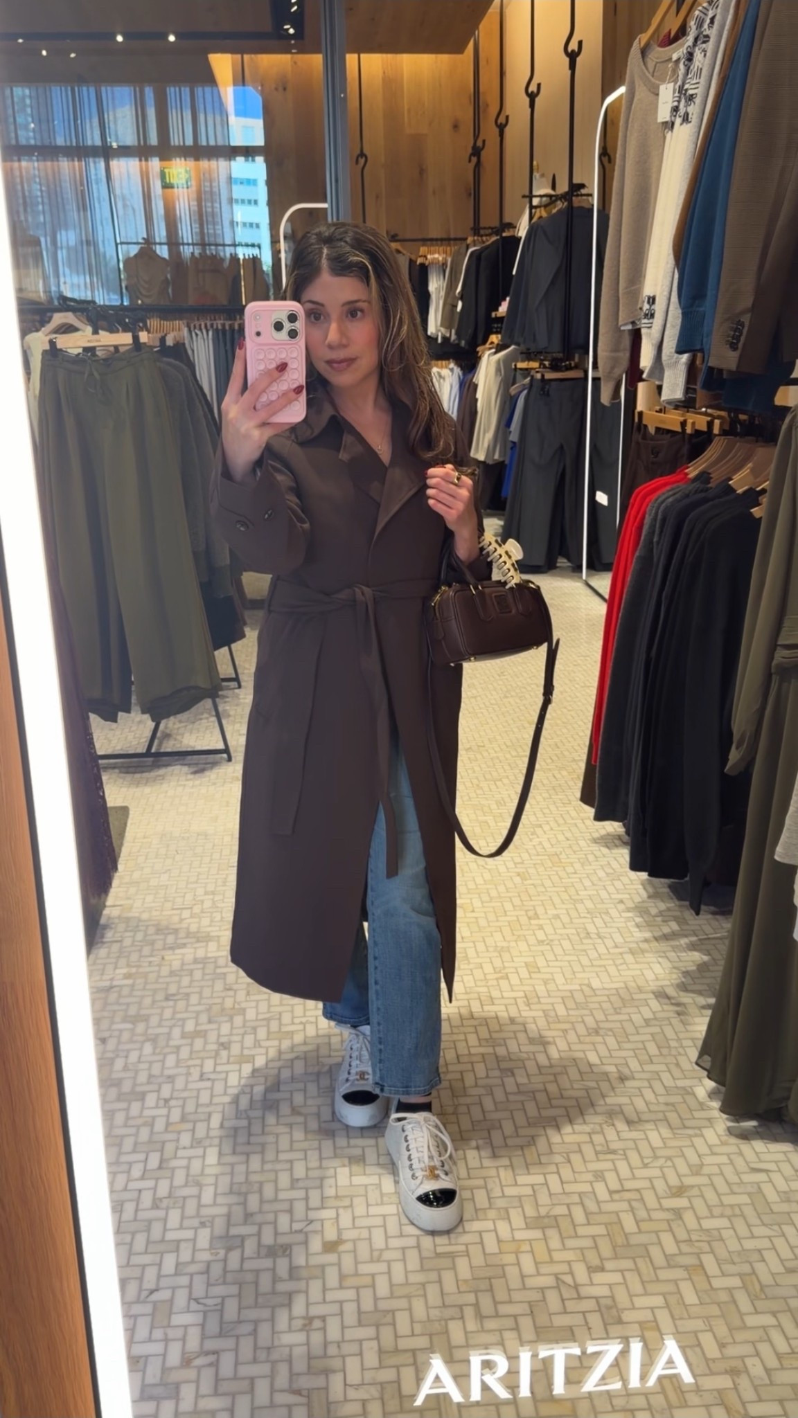 Fall/winter outfits: The chicest brown trench coat 

#LTKgrwm #LTKCyberWeek #LTKdayinmylife