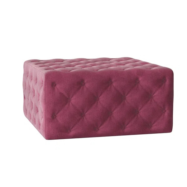 Liv 37" Tufted Square Cocktail Ottoman | Wayfair North America