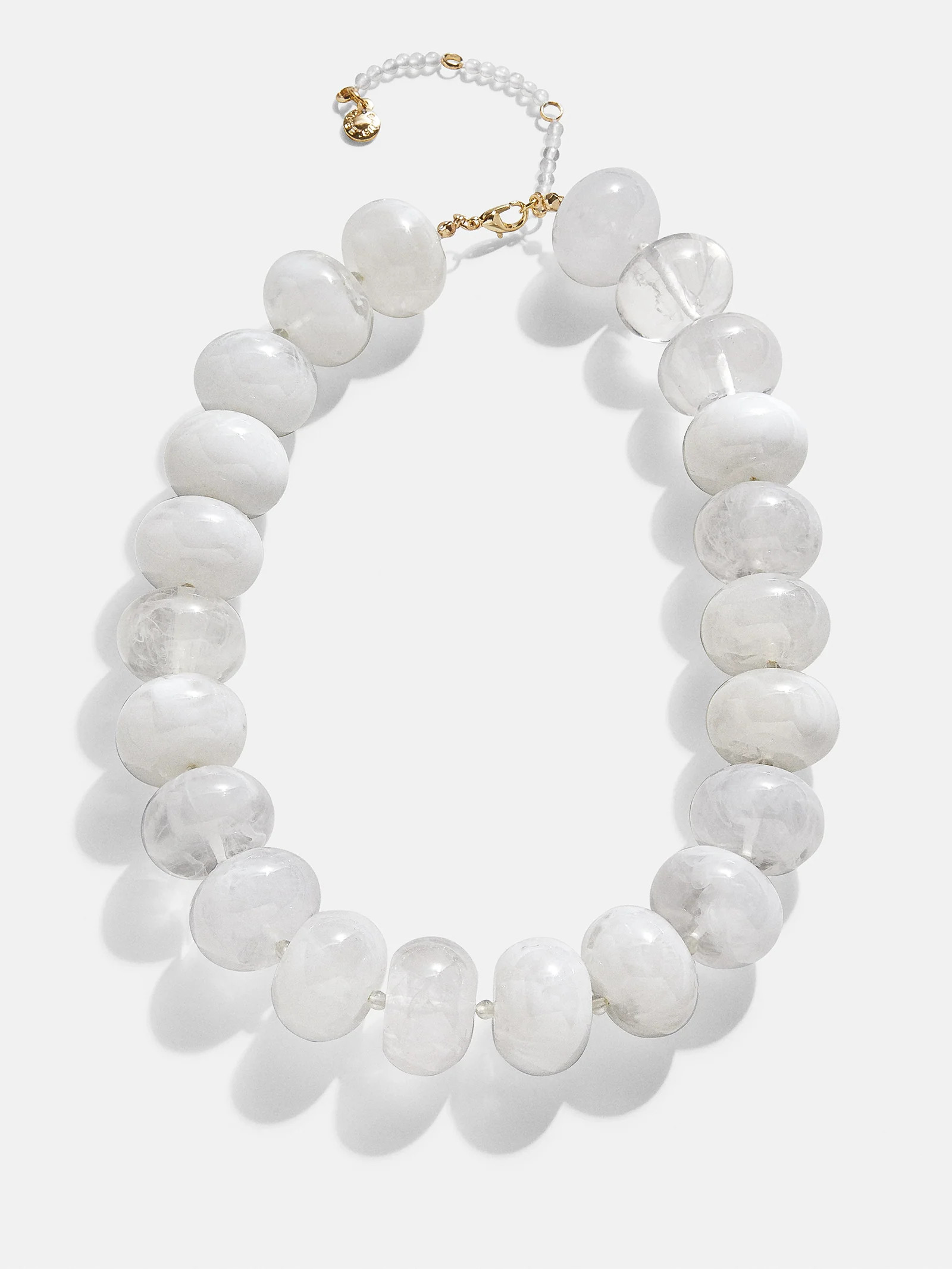 Joan Semi-Precious Necklace - White | BaubleBar (US)