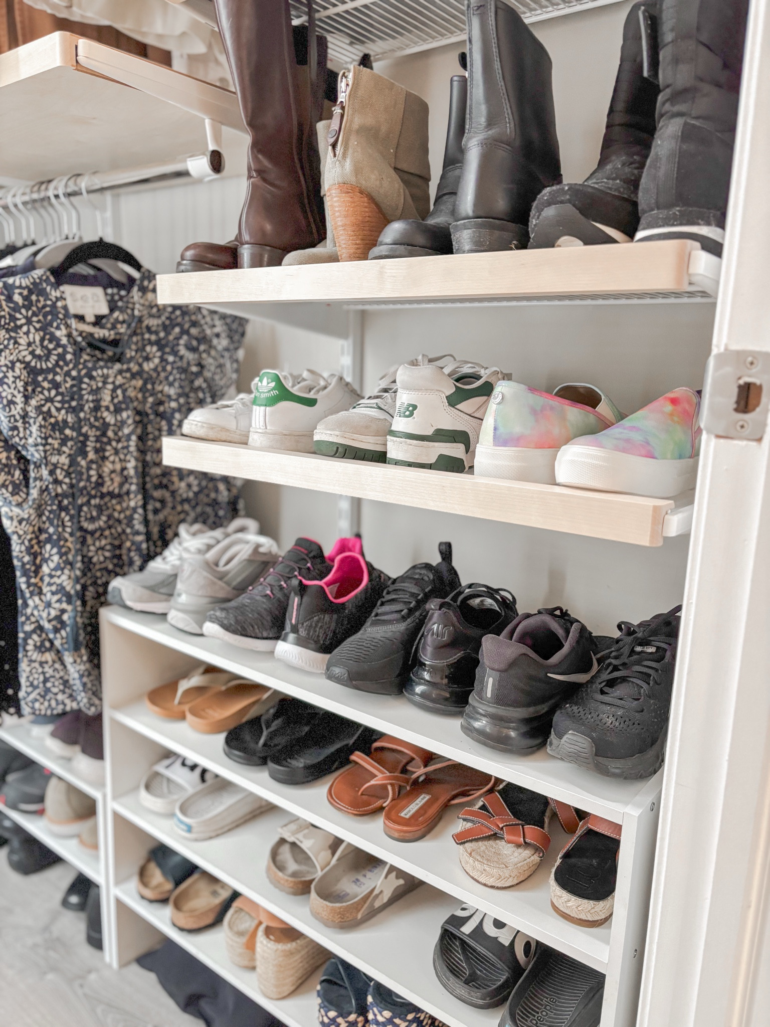 Stacking shoe shelves for the WIN

#LTKShoeCrush #LTKFindsUnder50 #LTKHome