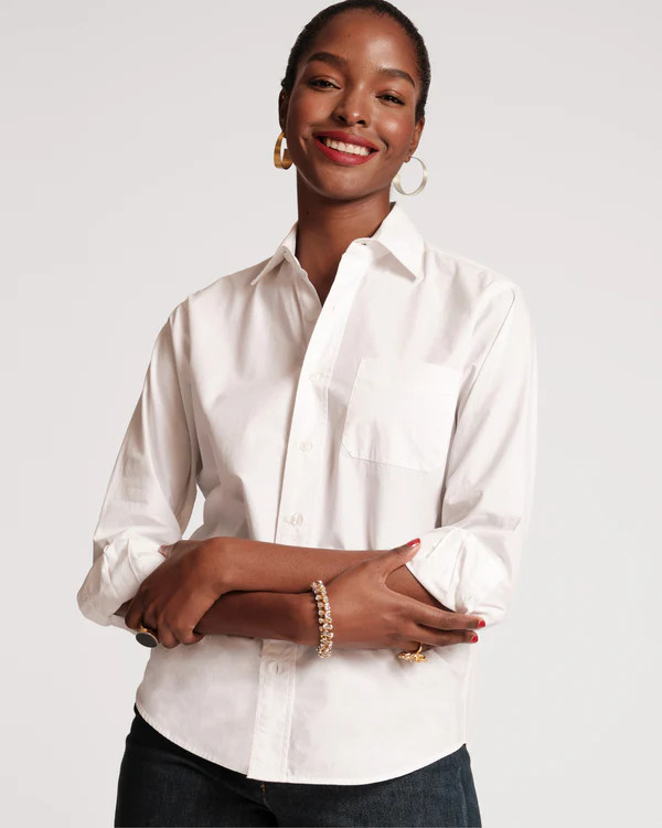 Perfect Button Down - White | Frances Valentine