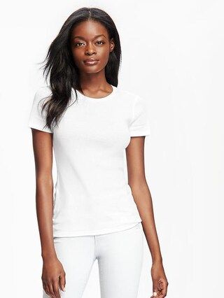 Old Navy Perfect Crew Neck Tee Size XS Tall - Bright white | Old Navy US