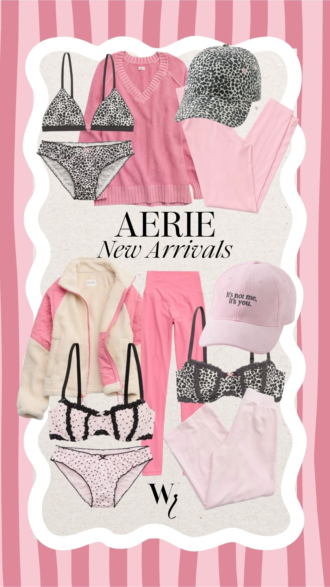 Aerie new arrivals, pink and leopard print lounge 

 

#LTKootd #LTKFindsUnder50