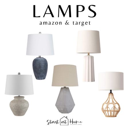 Some of my favorite lamp finds from Amazon and Target, home decor, Brooke start at home 

#LTKhome #LTKstyletip #LTKSeasonal