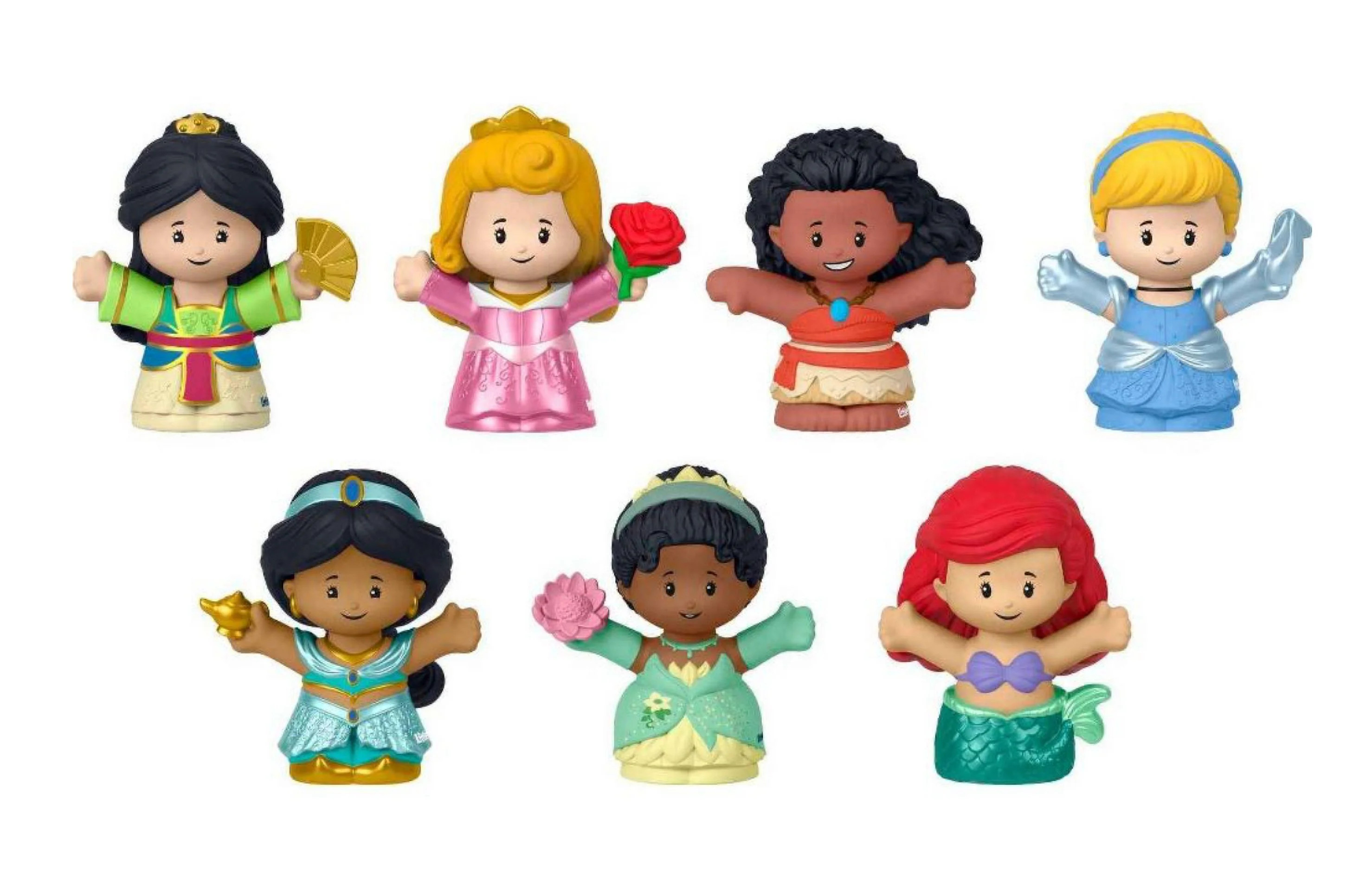 Little People Disney Princess Figures 7pk Toy New with Box | Walmart (US)