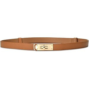Tan Kelly belt dupe with gold hardware | Amazon (UK)