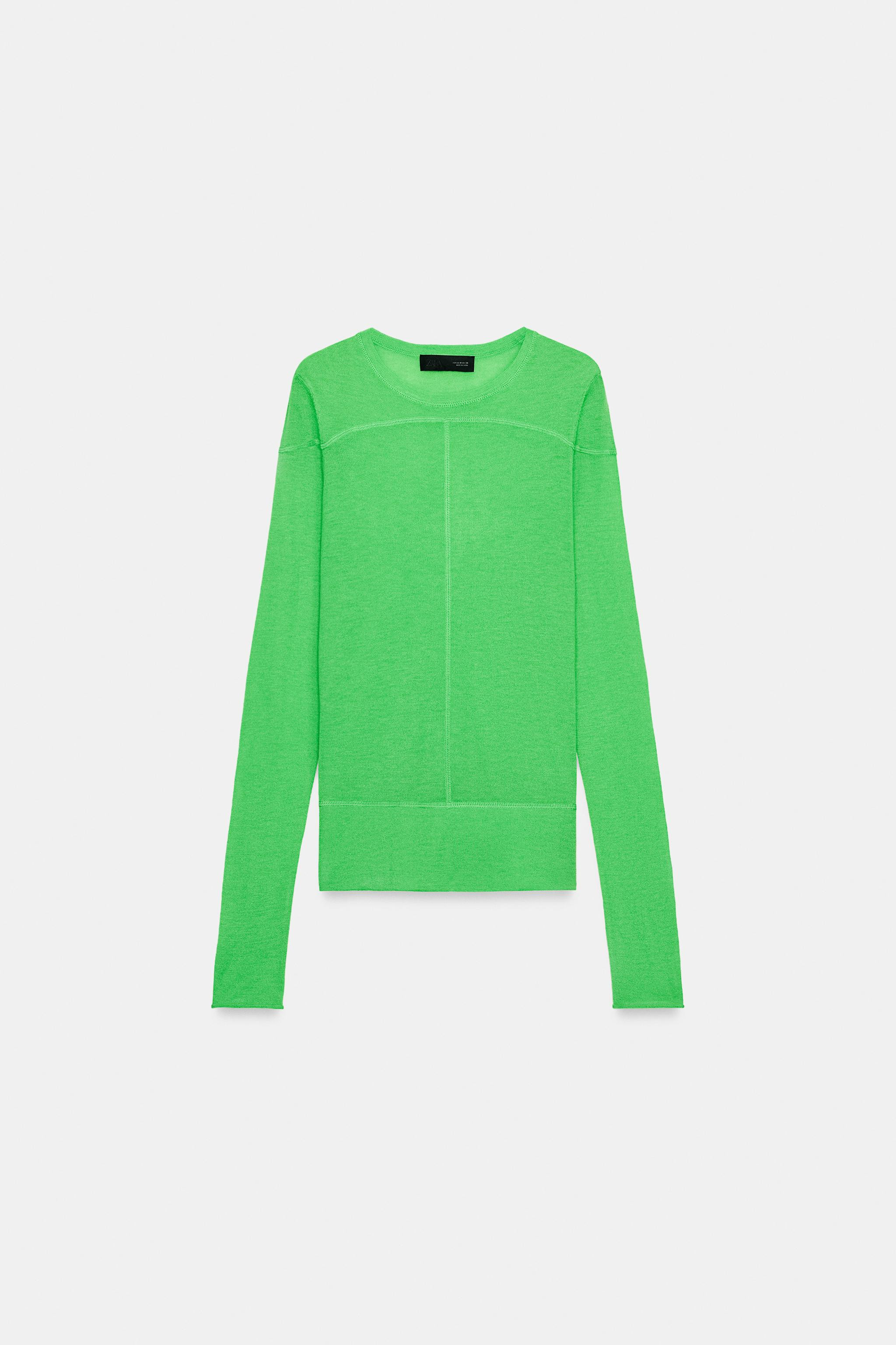 FINE KNIT WOOL JUMPER | Zara US