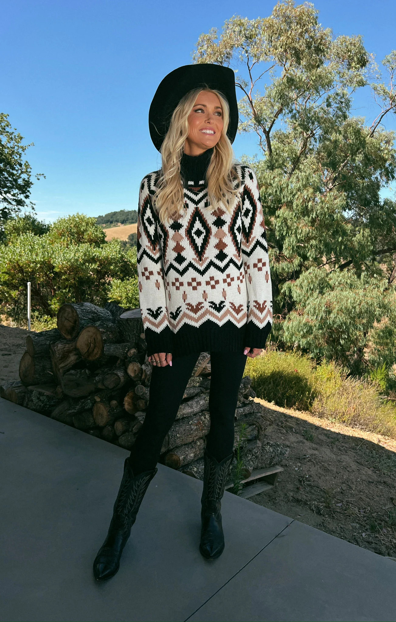 Vail Sweater ~ Neutral Faire Isle | Show Me Your Mumu