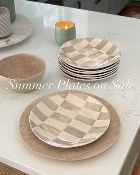 My favorite Crate & Barrel summer plates & bowl are on sale!! $6-8 each! Aesthetic dish ware is my favorite kitchen must have! I love the checkered plates and faux wood bowls and plates!

🤍 20% off
🤍 Top-rack dishwasher-safe (a must)
🤍 Perfect for outdoor meals, snacks by the pool, or dinner parties!
🤍 BPA-free
🤍 Perfect for wedding registries 

Crate and barrel, wedding registry ideas, outdoor plates, plastic plates, checkered plates, cute dishes, kitchen favorites 

#LTKhome