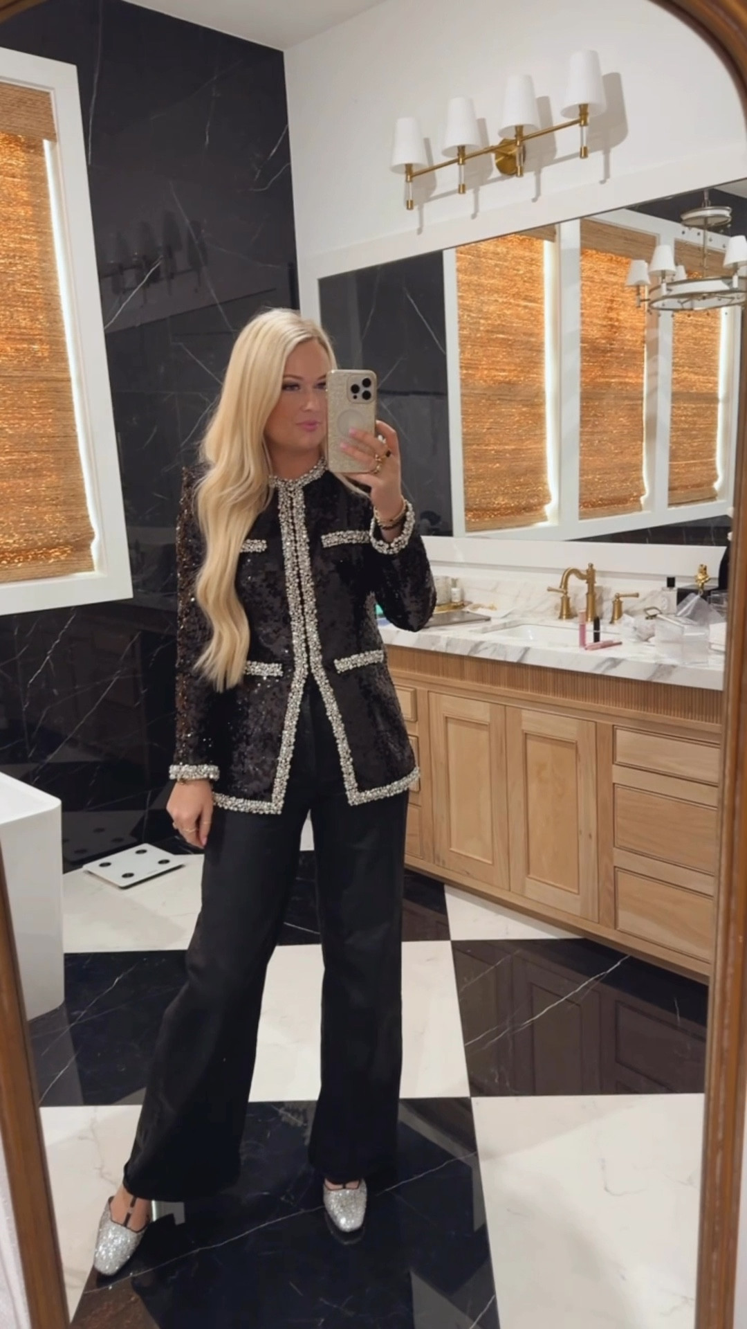 Half off my jacket paired with my fav wide leg coated jeans! With my fav lip combo! 

#LTKSaleAlert #LTKBeauty #LTKStyleTip