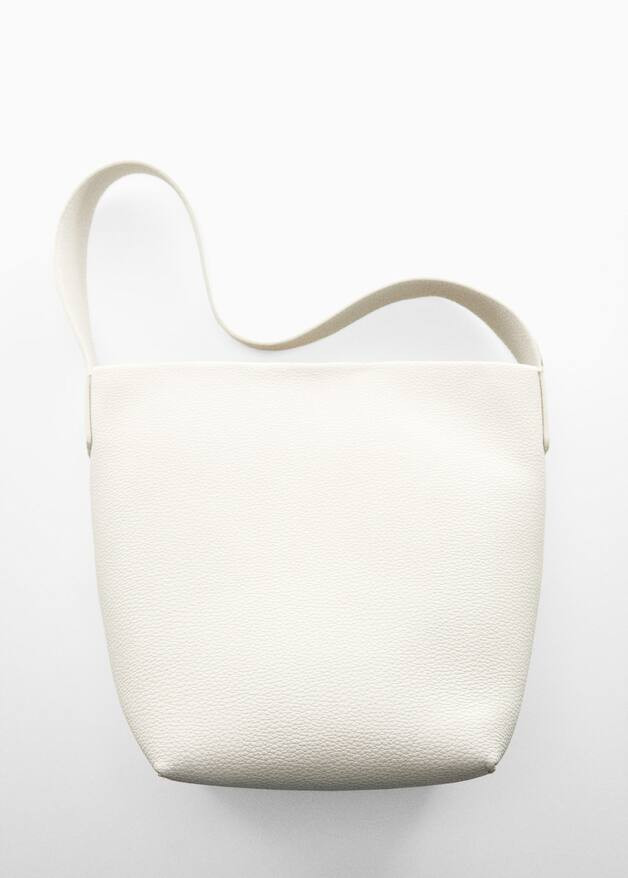 Leather effect bucket bag | MANGO (US)