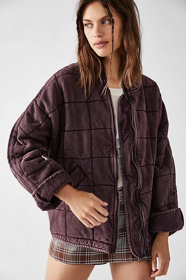 Dolman Quilted Knit Jacket | Free People (Global - UK&FR Excluded)