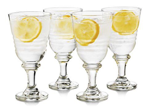 Libbey 4 Piece Monclova Goblet Glass Set, One Size, Clear | Amazon (US)