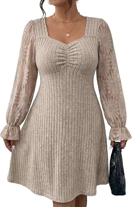Eytino Plus Size Dresses for Curvy Women 1X-5X | Amazon (US)