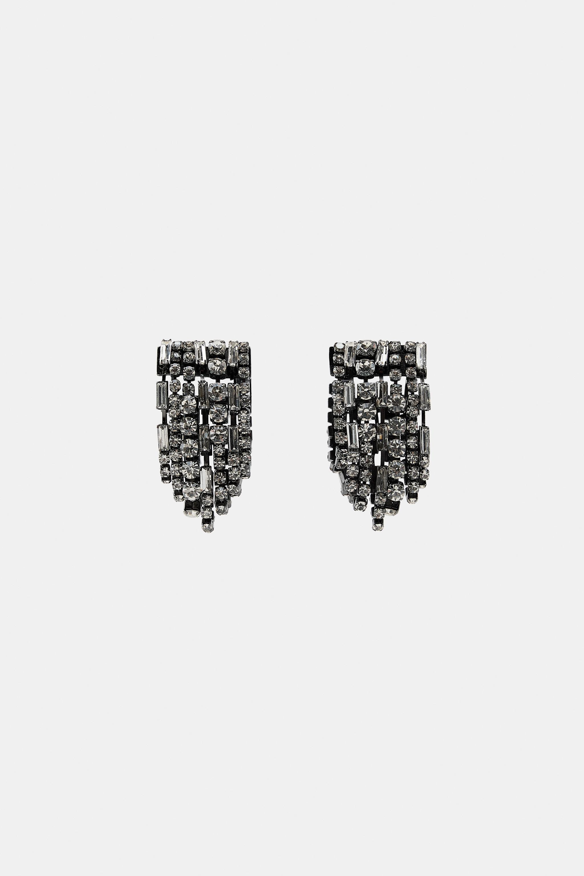 JEWEL MAGNET EARRINGS | Zara US