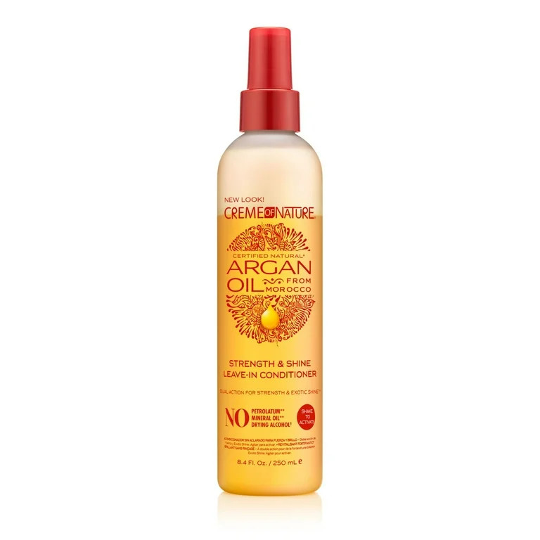 Creme of Nature Argan Oil Strength & Shine Leave-in Conditioner, 8.45 oz - Walmart.com | Walmart (US)
