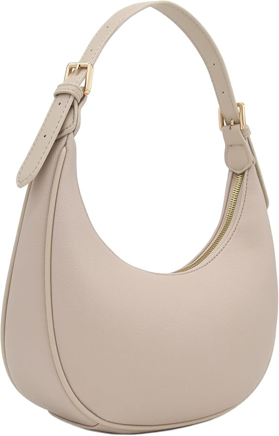 FashionPuzzle Elegant Crescent Shoulder Bag Underarm Purse | Amazon (US)
