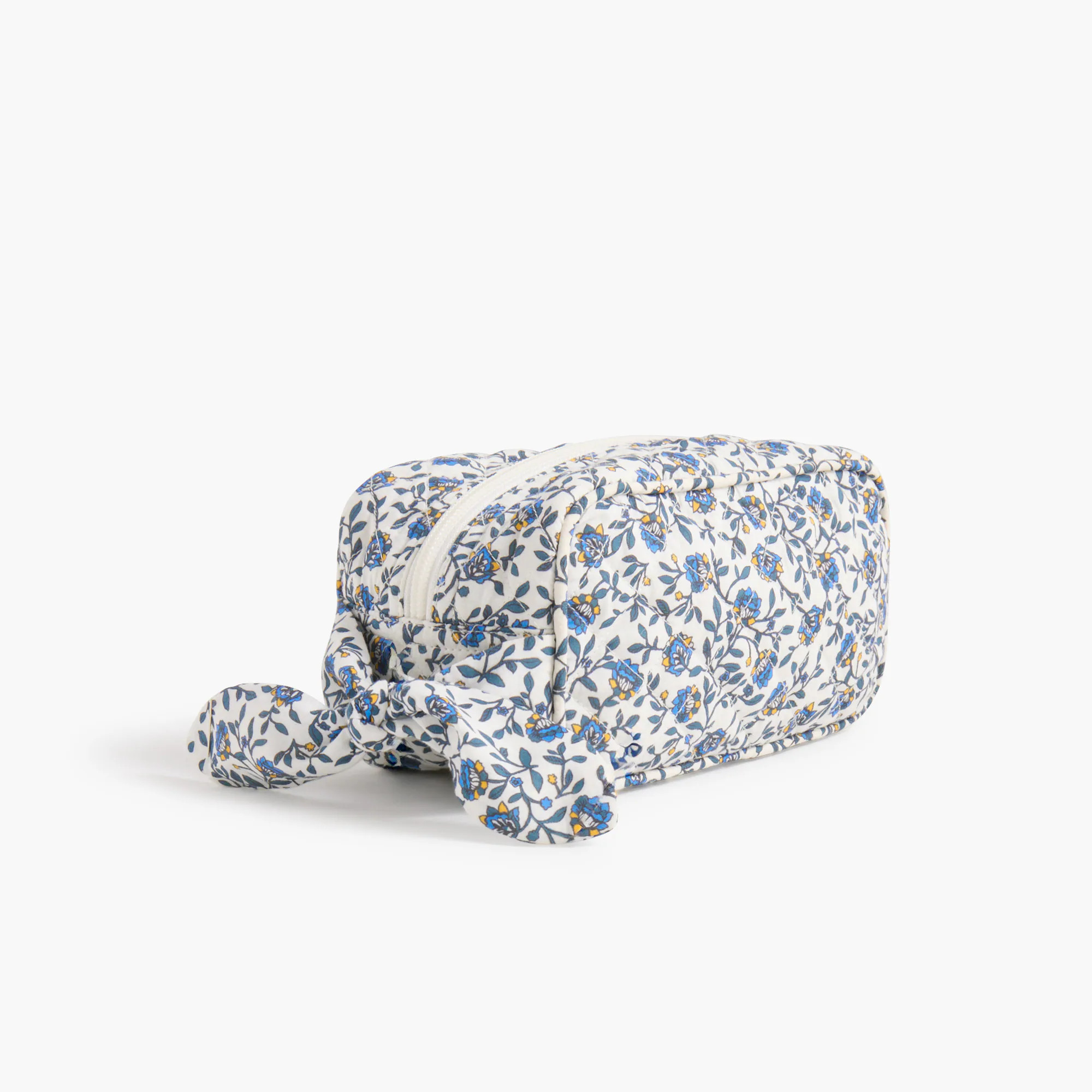 Quilted bow-handle pouch | J.Crew Factory