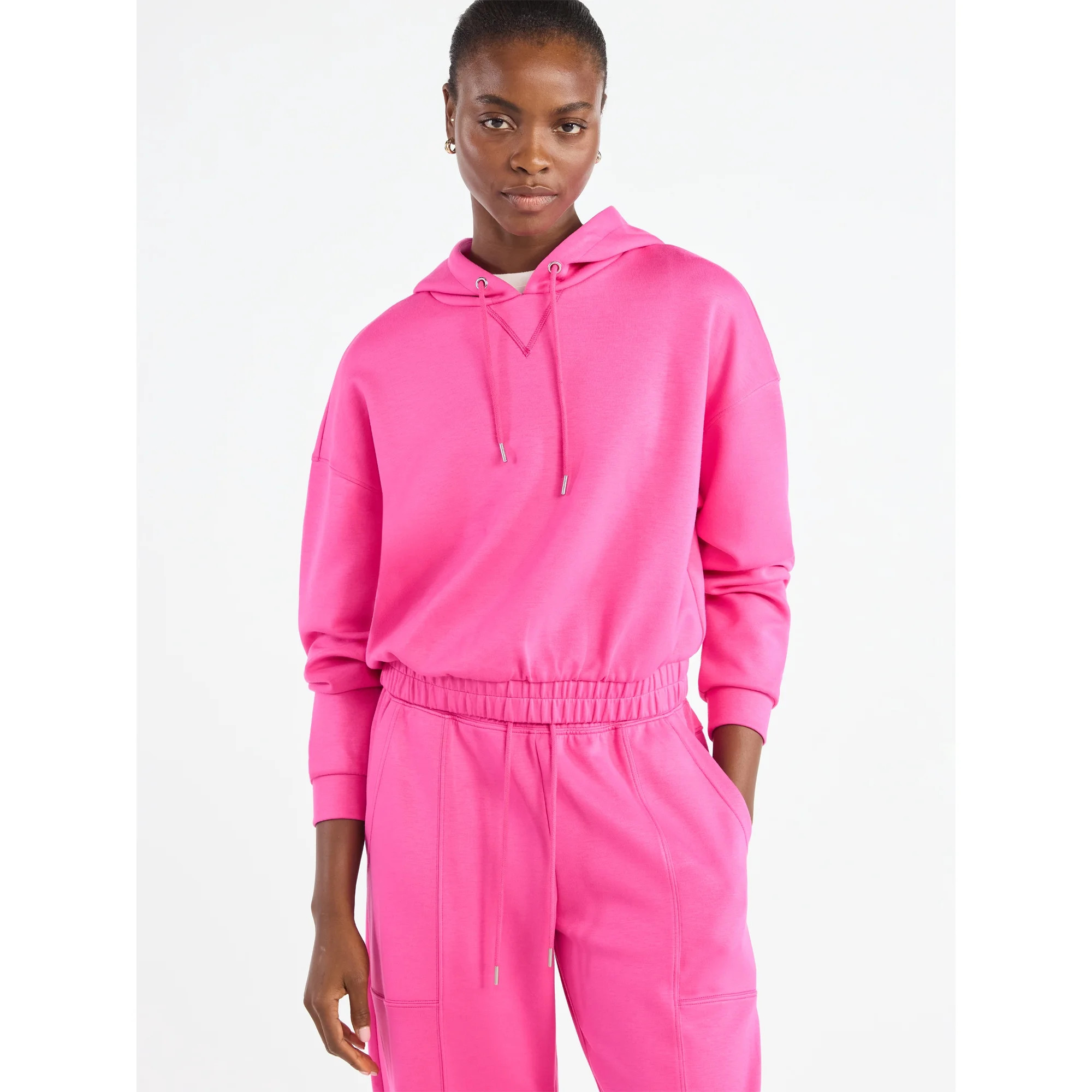 Scoop Women's New Scubaknit Pullover Hoodie, Sizes XS-XXL | Walmart (US)