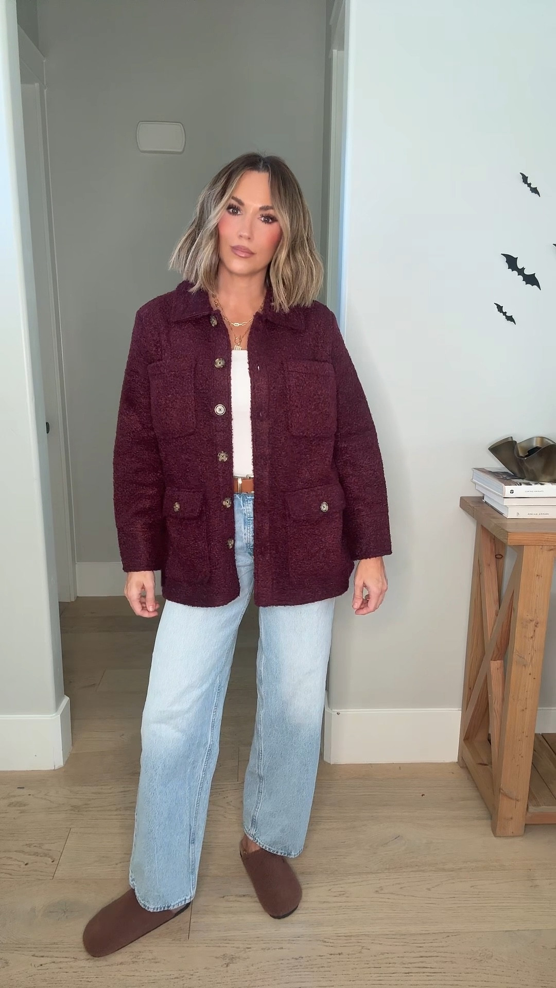 Love this jacket wearing a medium 
Also comes in brown 

#LTKFindsUnder50 #LTKOver40 #LTKStyleTip