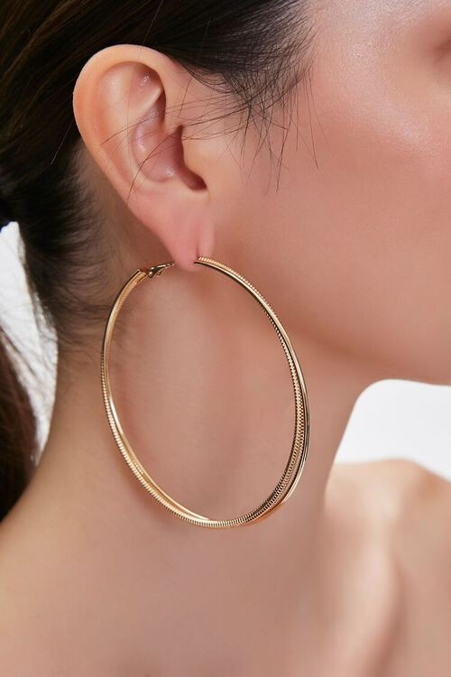 Textured Hoop Earrings | Forever 21 (US)