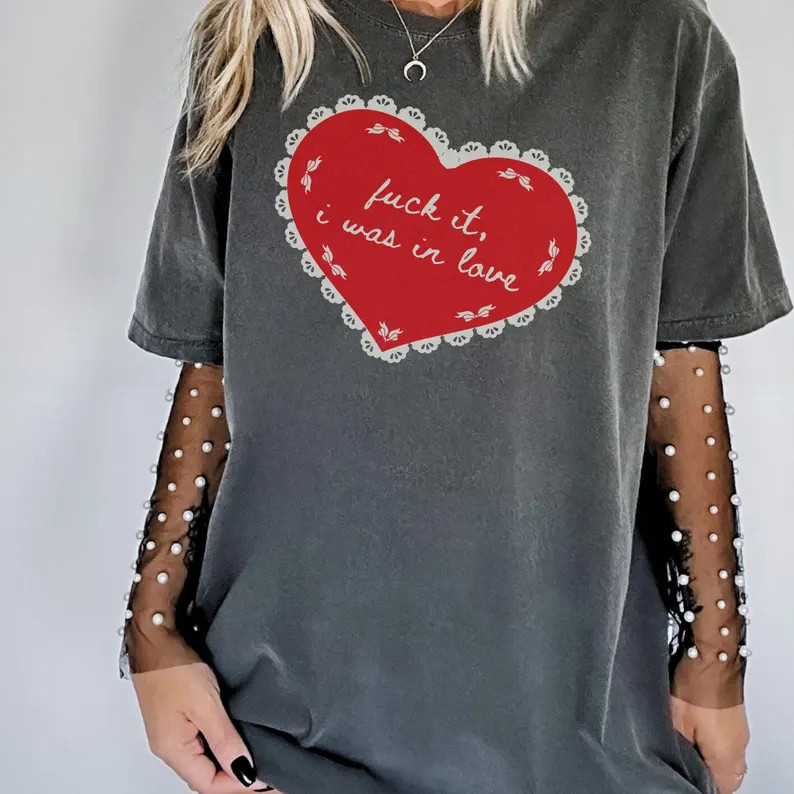Valentine Tee Valentines Day Graphic Tee Vintage Valentine Taylor Valentine Tee Taylor Merch Cute... | Etsy (US)
