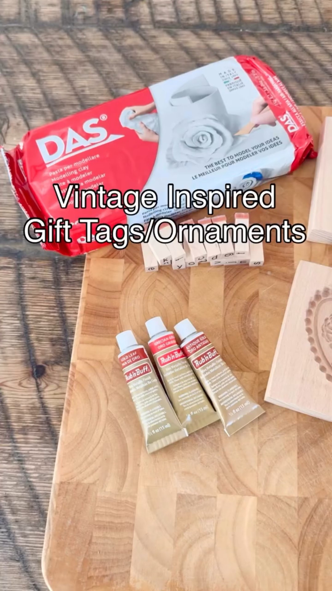 🎄DIY Vintage Inspired Christmas gift tags & ornaments🎄

These are so simple & cheap to make + the recipient can use them as ornaments after! 

✨Find the link to the molds I used on stories or on my LTK shop