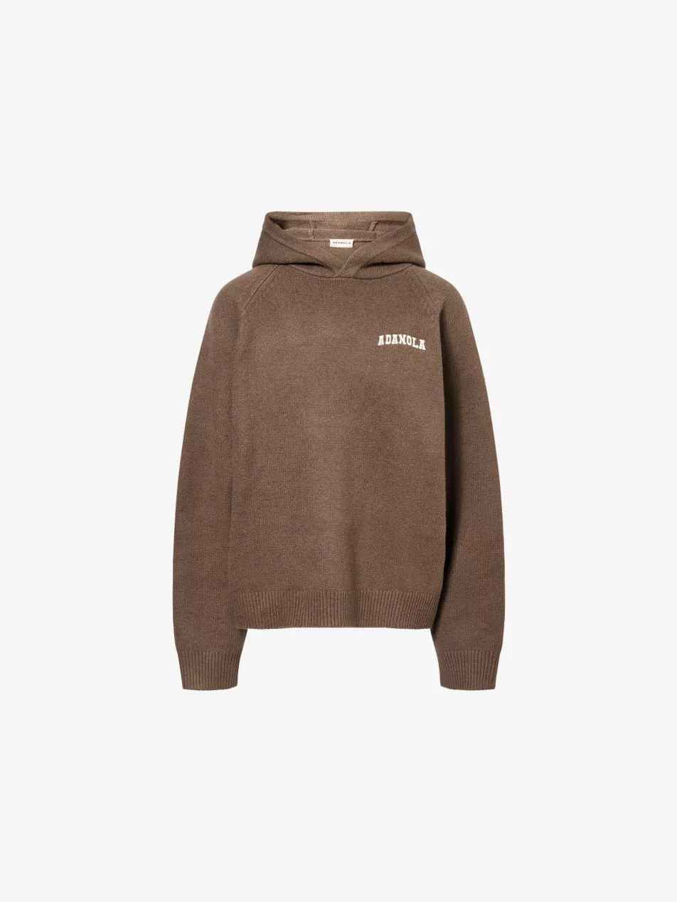 Varsity Logo-Embroidered Oversized Cotton and Wool-Blend Hoody | Selfridges