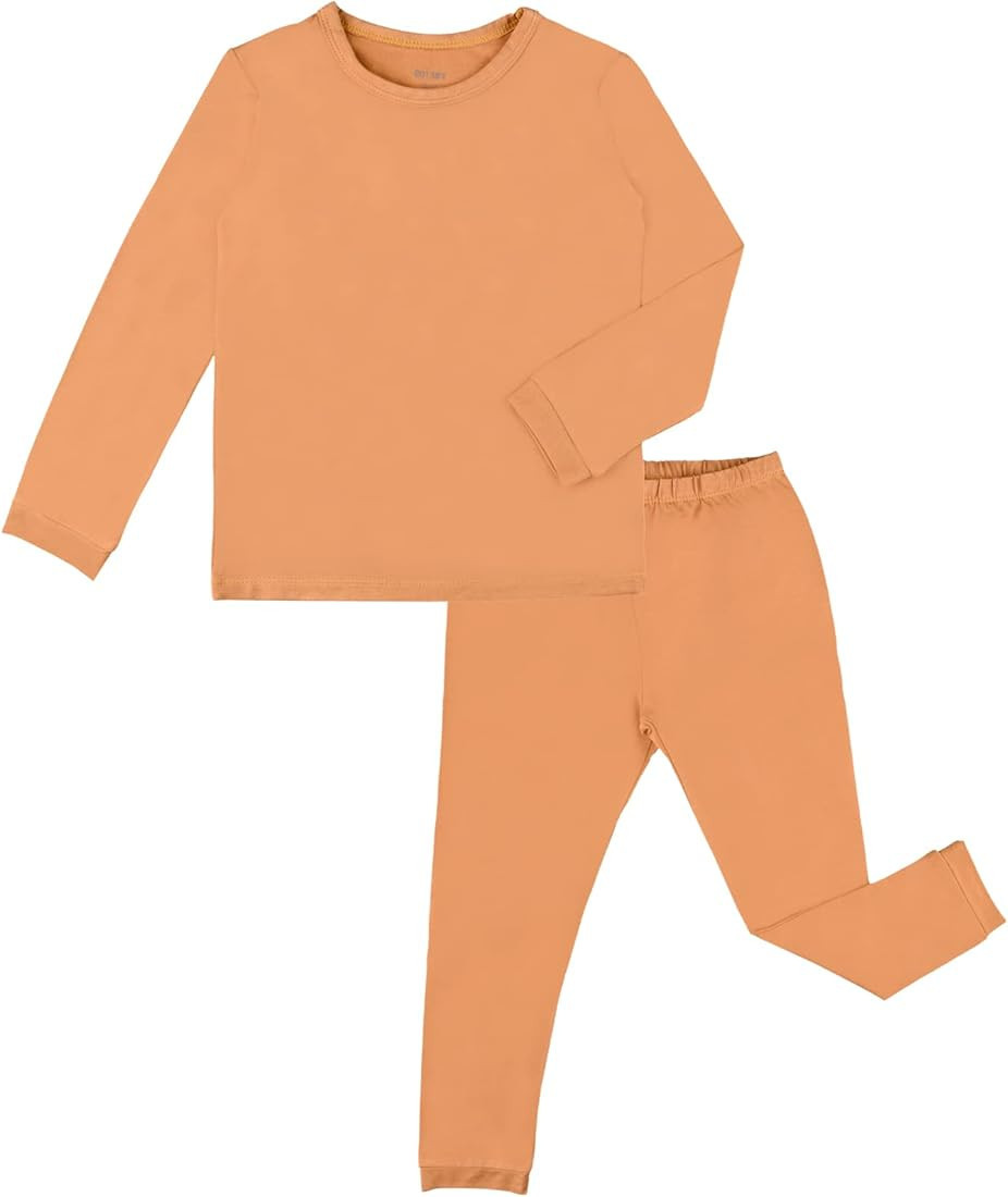 GUISBY Rayon made from Bamboo Pajamas Sets, Kids Toddler Boys Girls Daily Snug Fit Sleepwear 2 Pc... | Amazon (US)