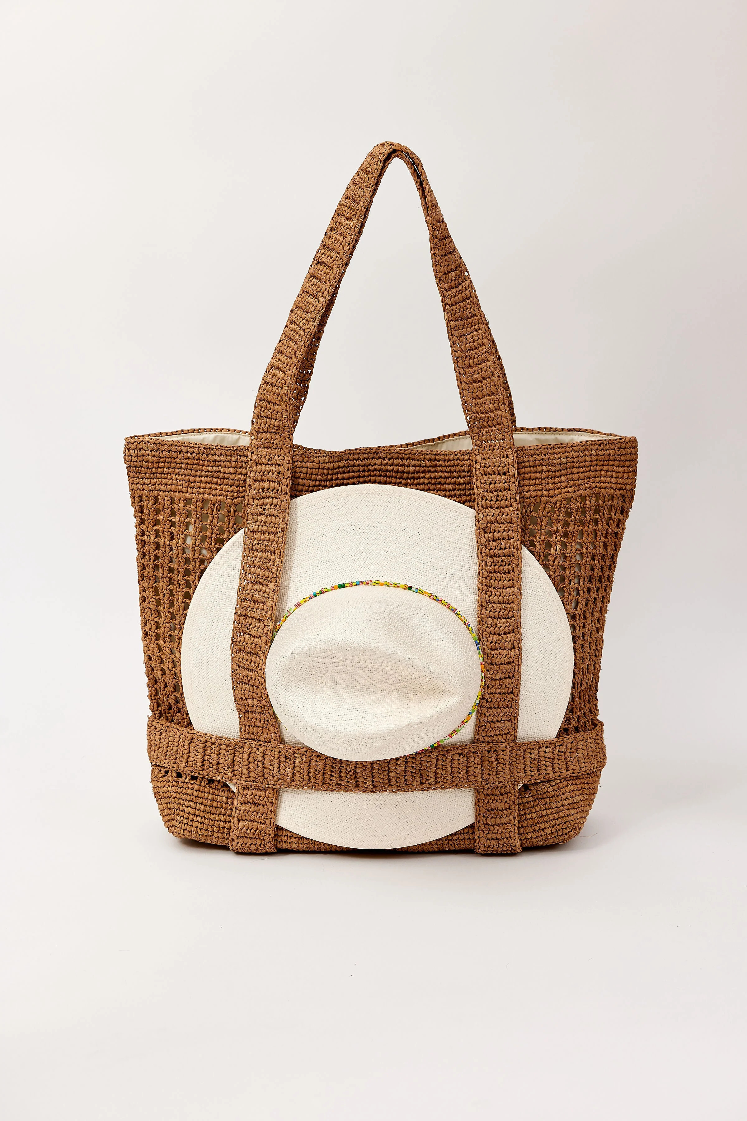 The Original Straw Traveler Bag Toast | Andie Swim