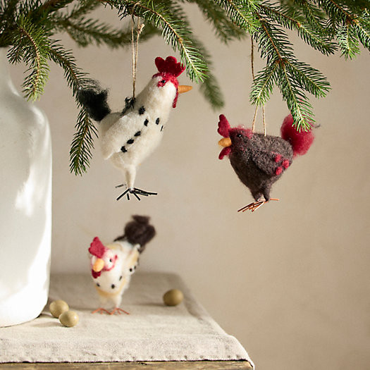 Hen Party Felt Ornament | Terrain