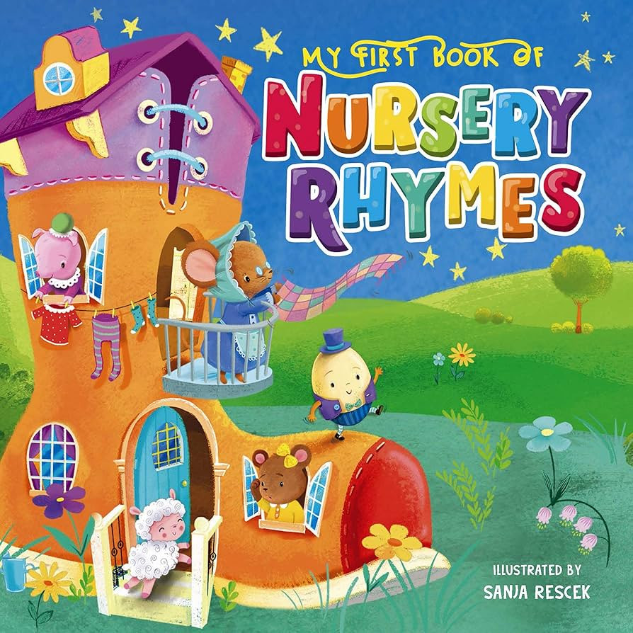 My First Book of Nursery Rhymes - Padded Board Book - Classics | Amazon (US)