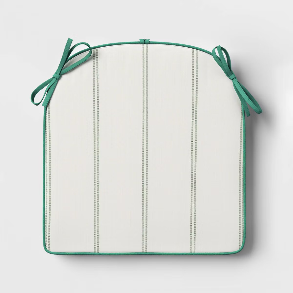 17.5"x18" Striped Curved Outdoor Chair Seat Cushions Cream - Threshold™ designed with Studio Mc... | Target