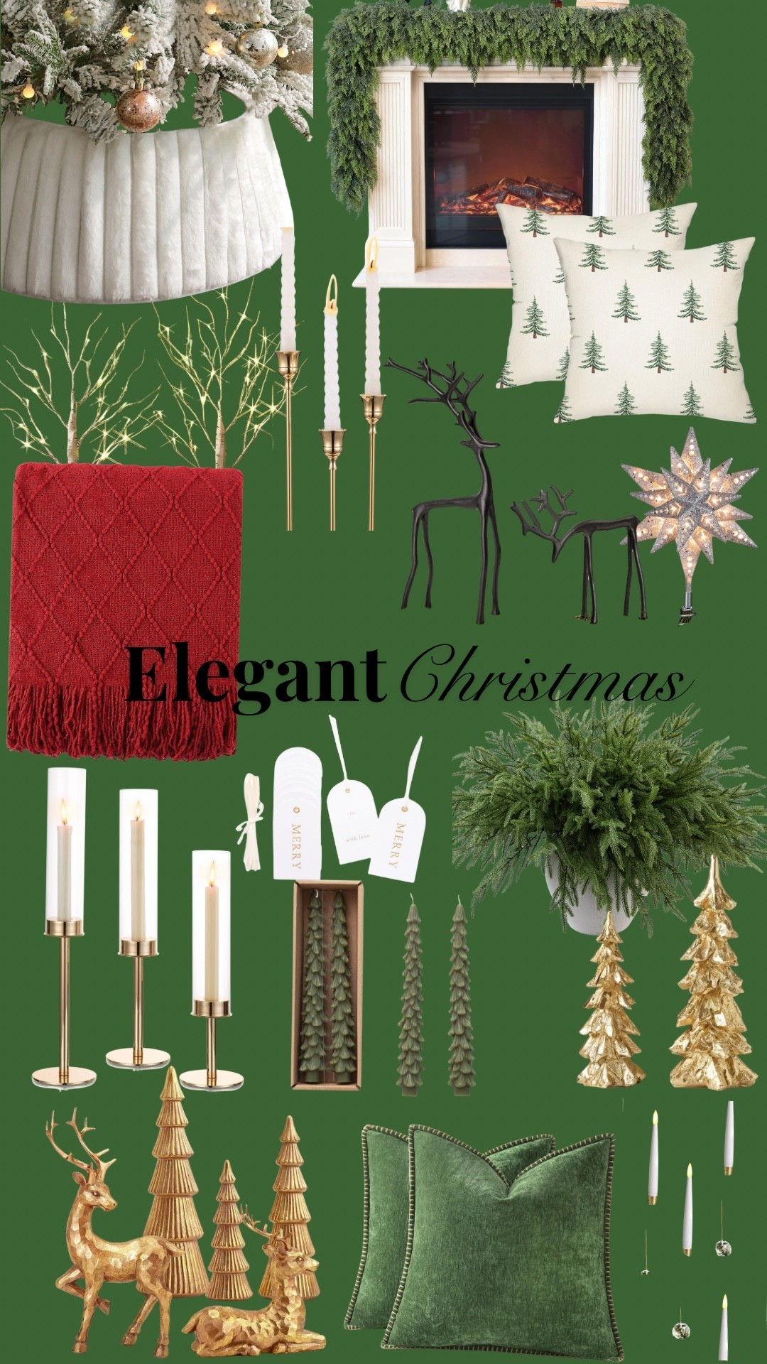 Beautiful, elegant touches to your holiday decor this Christmas!

#LTKSeasonal #LTKHoliday #LTKHome