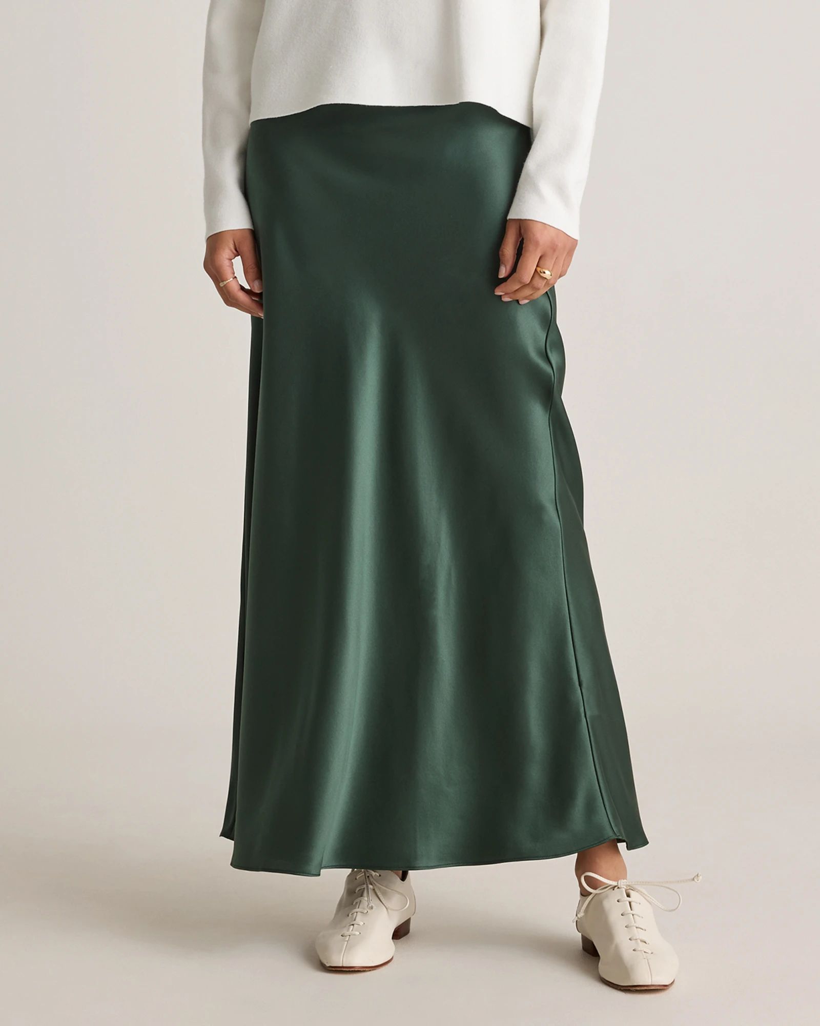 100% Washable Silk Maxi Skirt | Quince