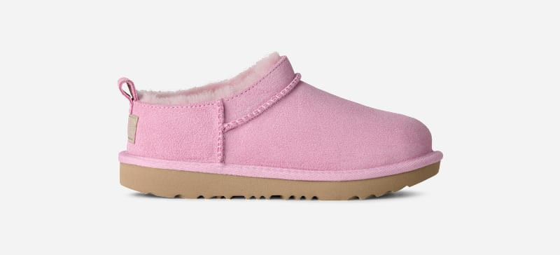 UGG® Kids' Classic Micro Sheepskin Classic Boots in Pink Diamond, Size 6K | UGG (US)