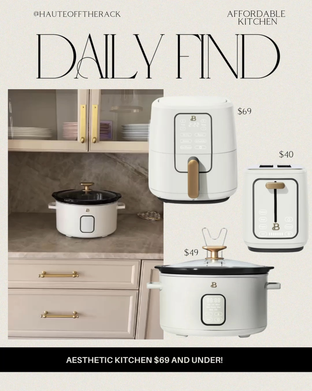 Love these kitchen finds from the beautiful collection by drew barrymore from Walmart all under $69!

#walmart #walmartdeals #airfryer #toaster #cookware #kitchenfinds #homegifts #giftsforher 

#LTKHome #LTKFindsUnder100 #LTKGiftGuide