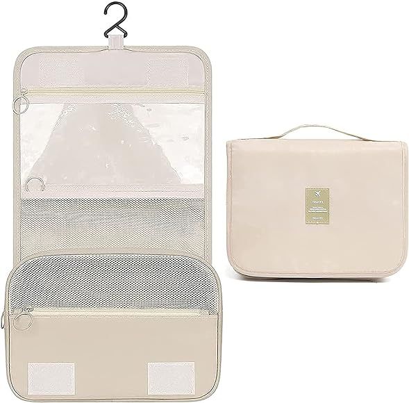 Premium Toiletry Bag for Women Hanging Makeup Bags Organizer Travel Bag for Toiletries kids Cosmetic | Amazon (US)