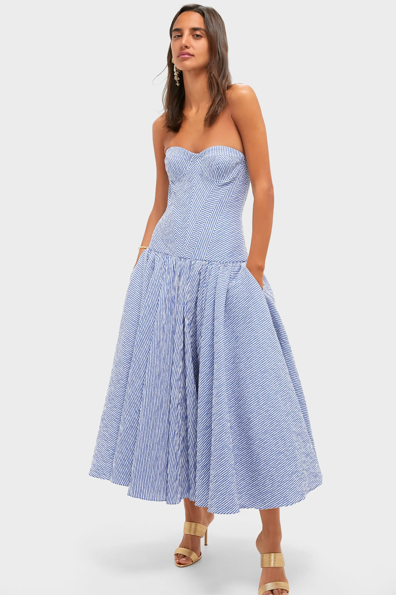 Blue Stripe Summers Dress | Tuckernuck (US)