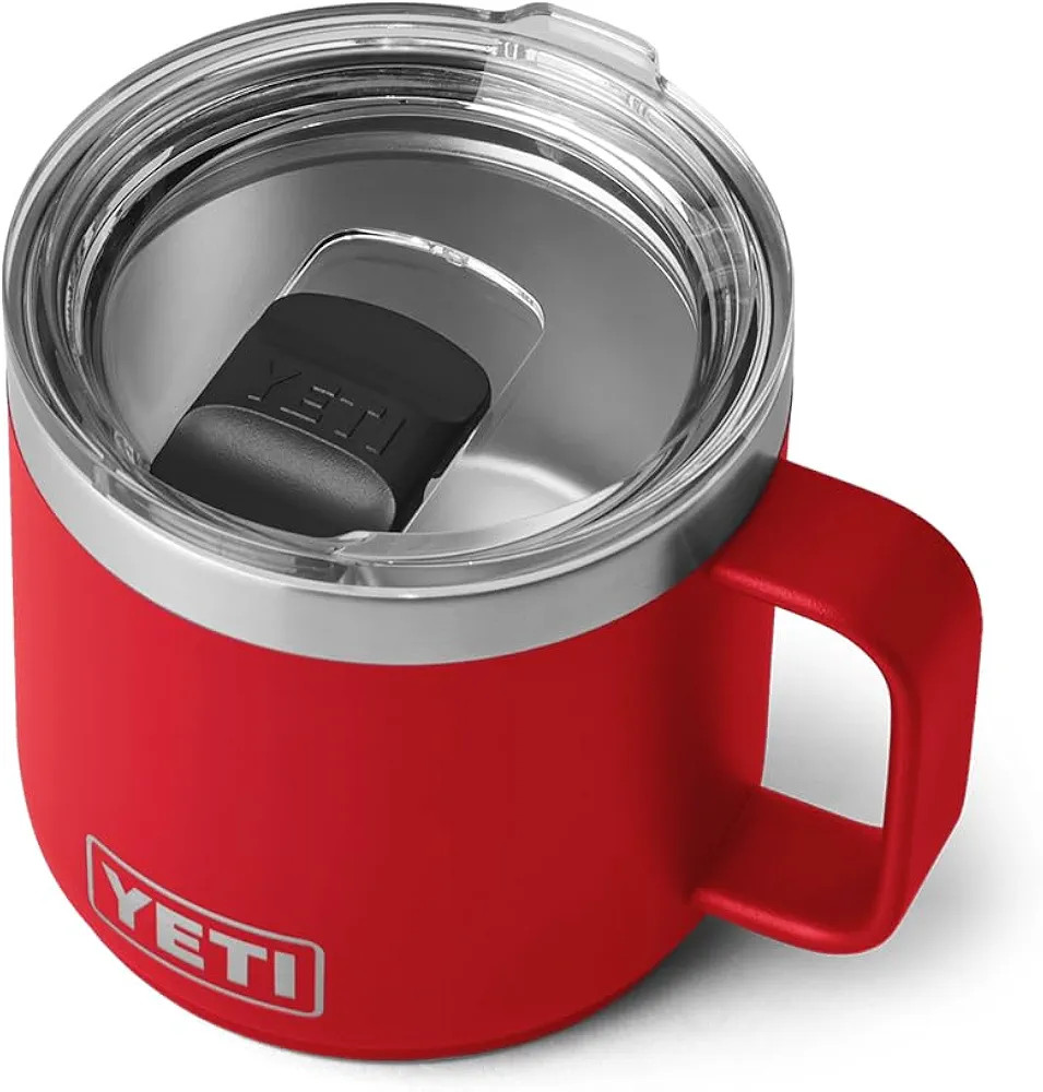 YETI Rambler 14 oz Stackable Mug, Vacuum Insulated, Stainless Steel with MagSlider Lid | Amazon (US)