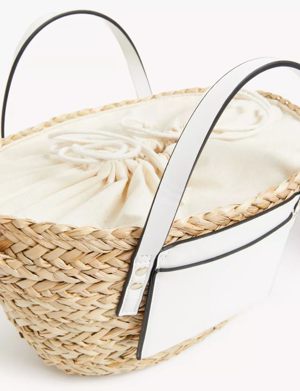 Straw Drawstring Tote Bag | Marks & Spencer (UK)