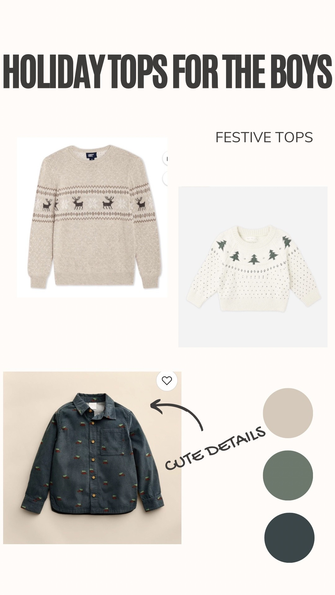 Holiday tops for the boys! 

#LTKHoliday