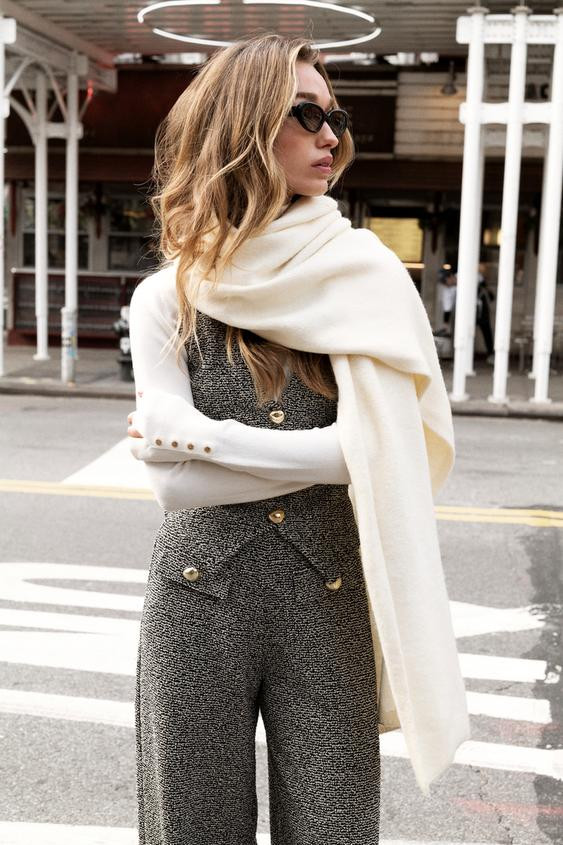 STRUCTURED BUTTON VEST | Zara US