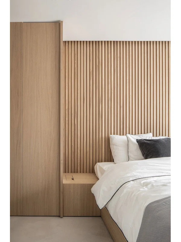 106" L x 6" W Shiplap Wood Wall Paneling, 3D Slat Wood Wall Panels (Set of 4) | Wayfair North America