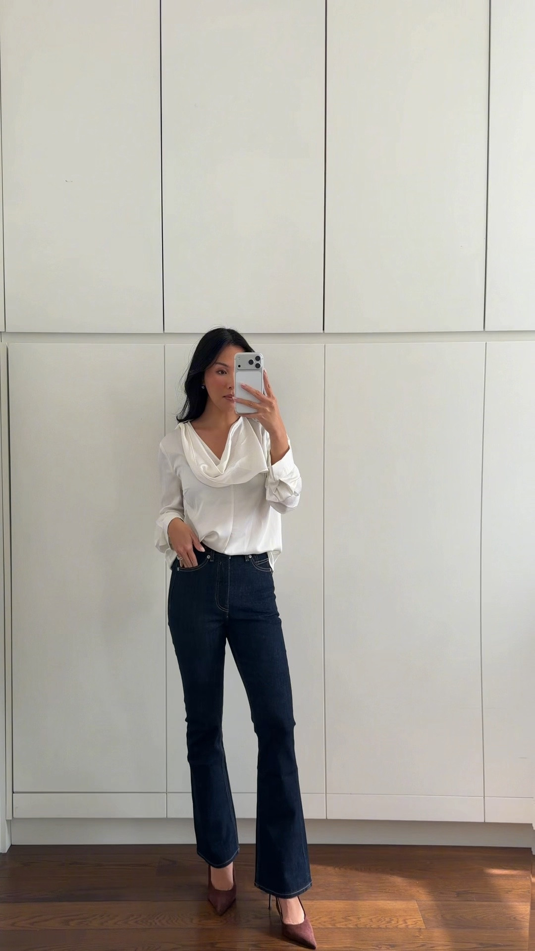 Wearing a short length in the jeans (I’m 5’4” for reference)

#LTKootd #LTKgrwm #LTKSeasonal