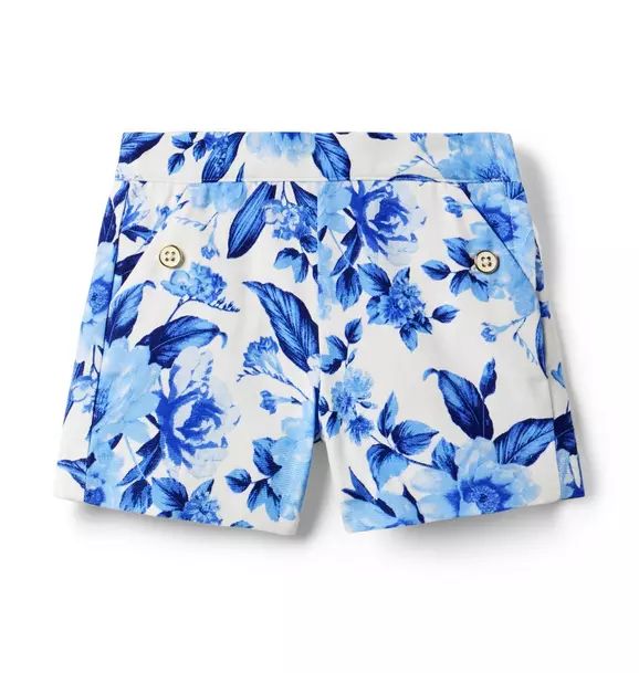 Floral Canvas Short | Janie and Jack