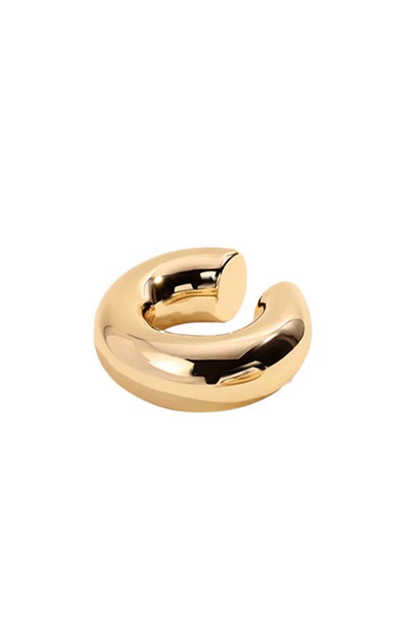 Large Chunky Ear Cuff- Gold | BAACAL Limited, LLC