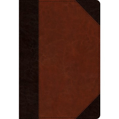 ESV Student Study Bible (Trutone, Brown/Cordovan, Portfolio Design) - (Leather Bound) | Target