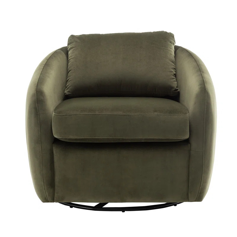 Balvir Upholstered Swivel Barrel Chair | Wayfair North America