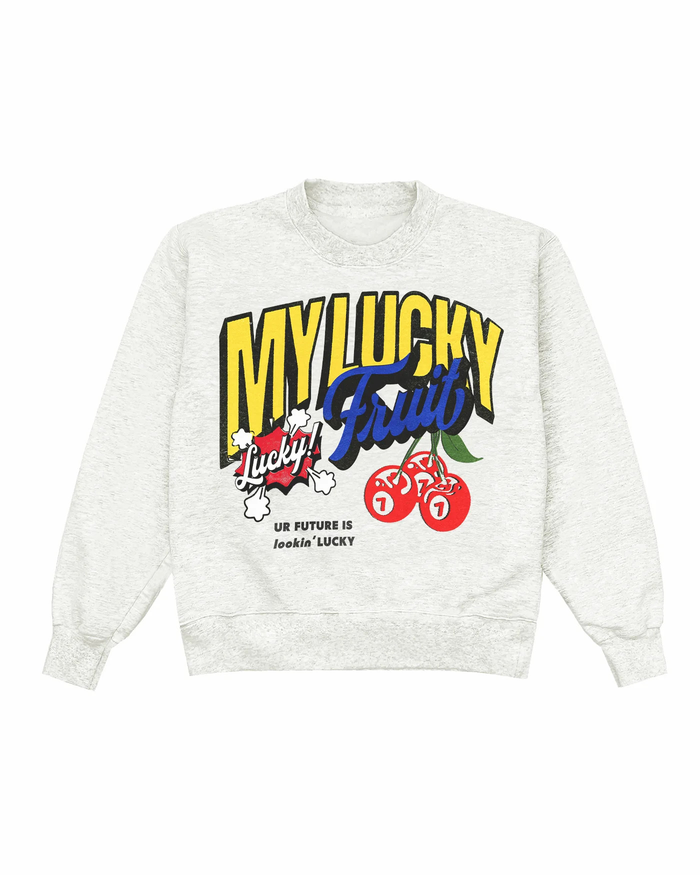 My Lucky Fruit Ash Crewneck | Shop Kristin Jones